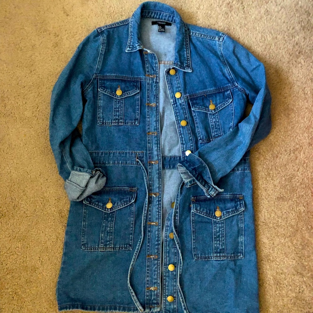 Beautiful jean jacket/dress!